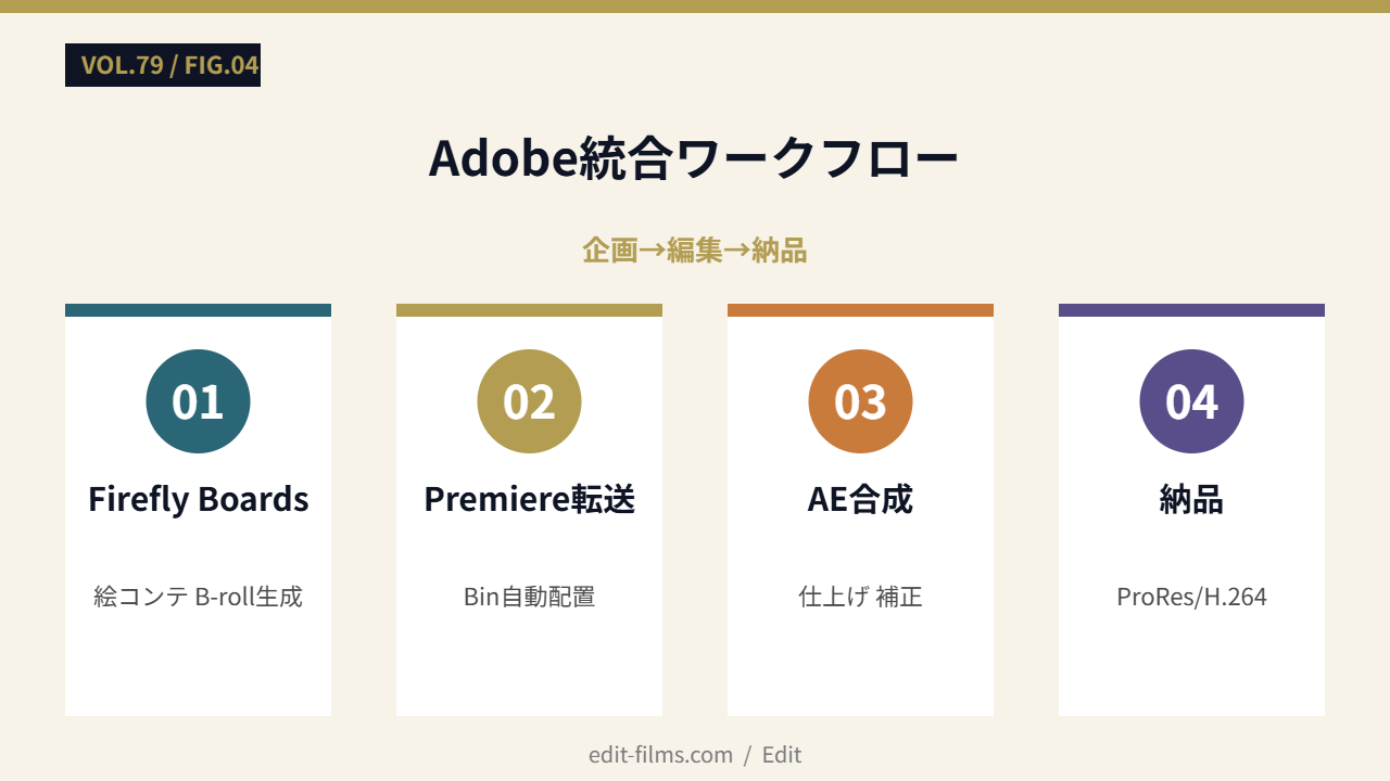 Adobe統合ワークフロー