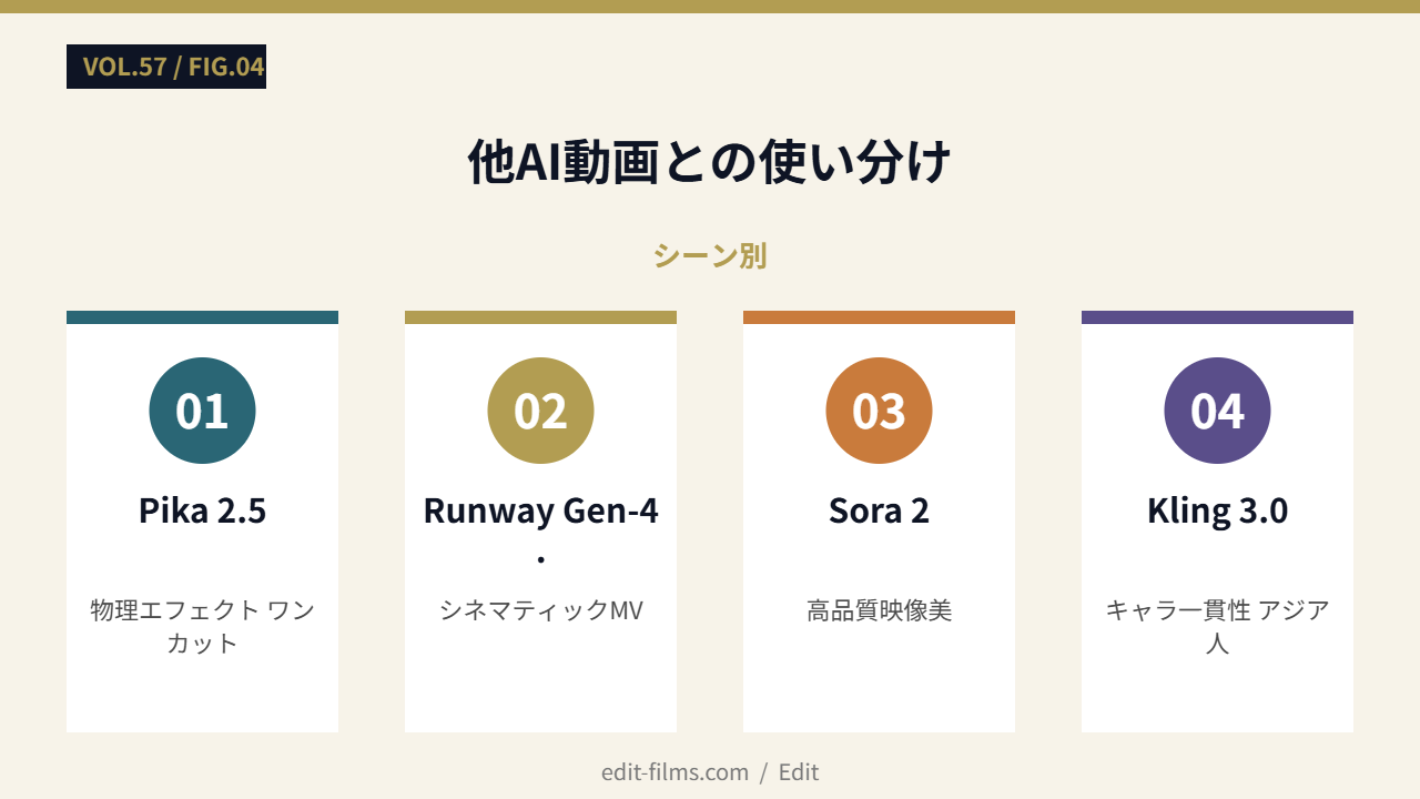 使い分けマトリクス