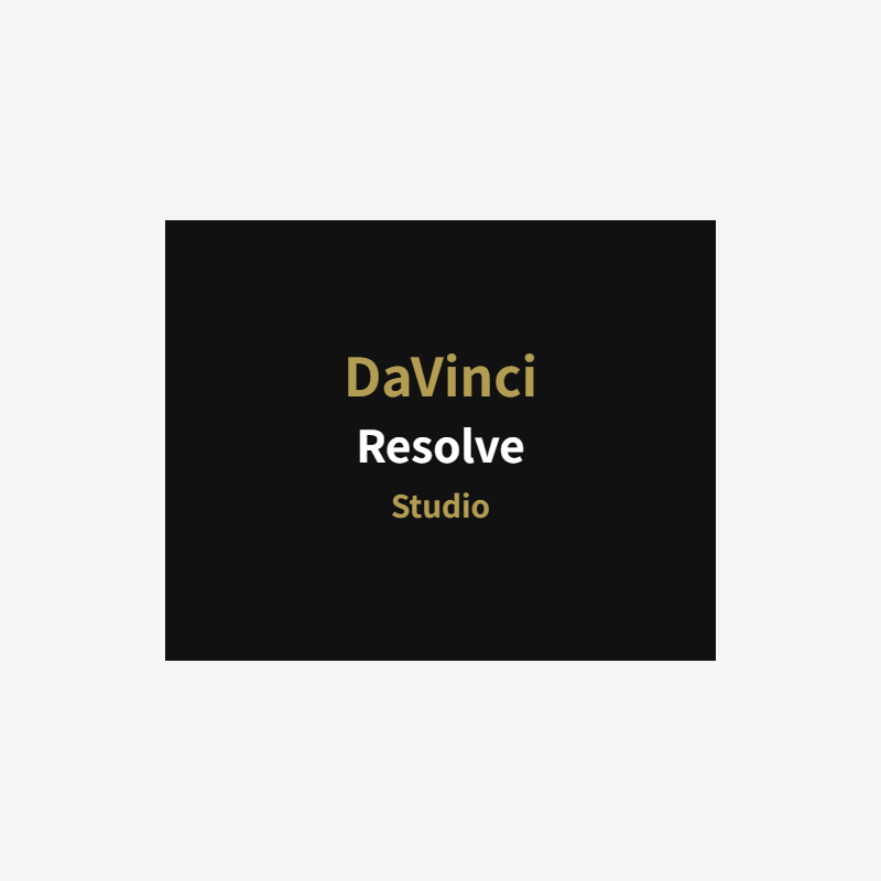 DaVinci Resolve Studio