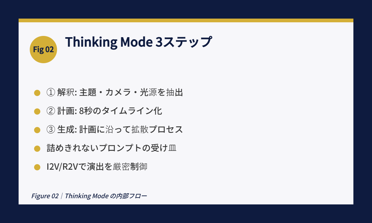Wan 2.7 Figure 02|Thinking Mode の内部フロー