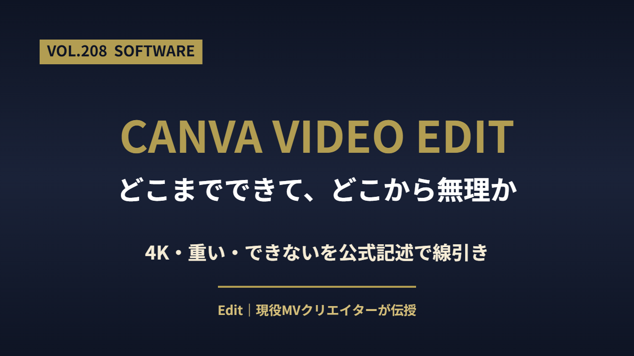 Canva 動画編集のアイキャッチ画像