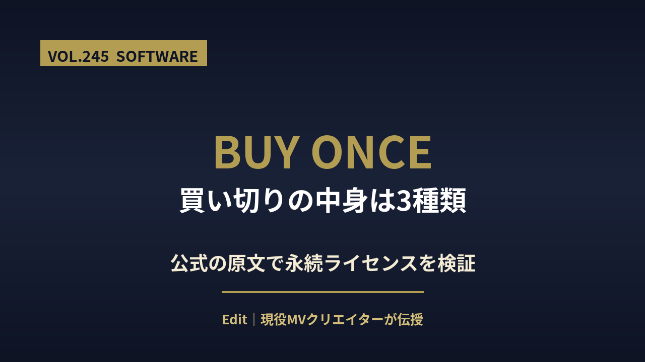 動画編集ソフトの買い切りを比較する記事のアイキャッチ画像